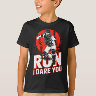 Run I Dare You Sell Catcher Funny Sell Catcher Quo T-Shirt