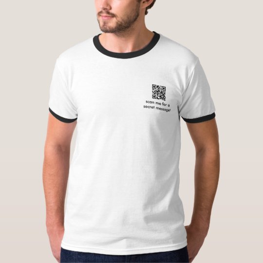 Run! I Farted! Secret Message Bar Code T-Shirt