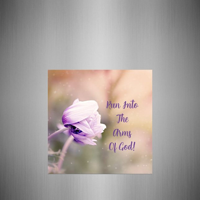 Run Into Arms of God Stone Magnet Christian (Creator Uploaded)