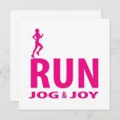 Run, jog and joy (Front/Back)