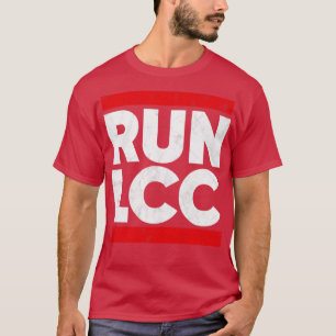RUN LCC Funny Lancashire Cricket  T-Shirt