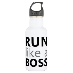 Run Like A Boss Water Bottle
