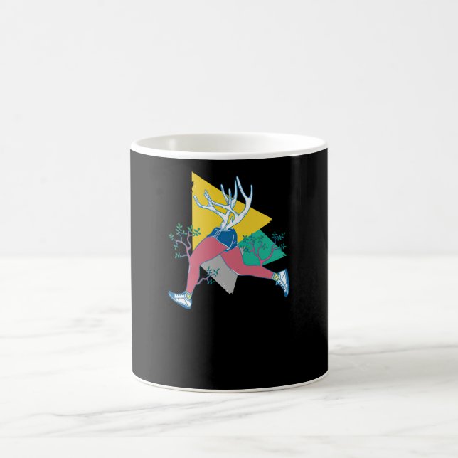 Run Like a Deer Coffee Mug (Center)