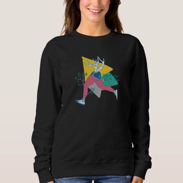 Run Like a Deer Sweatshirt (Front)