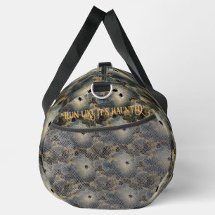 Run Like It’s Haunted Amber & Smoke Gothic Spider Duffle Bag
