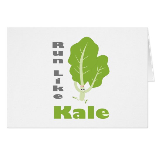 Run Like Kale! Cards (Front Horizontal)