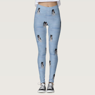 Run like the wind, dog lover's leggings
