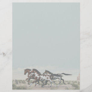 Run Like the Wind - Galloping Paint Horses