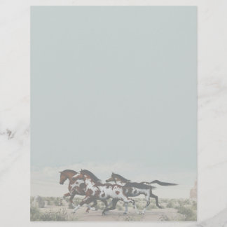 Run Like the Wind - Galloping Paint Horses