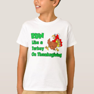 Run Like Turkey On Thanksgiving T-Shirt