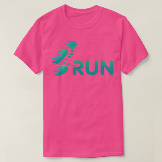 Run man T-Shirt (Design Front)