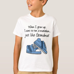 Run Marathon Just Like My Grandma T-Shirt