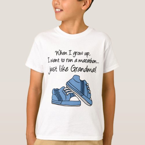 Run Marathon Just Like My Grandma T_Shirt