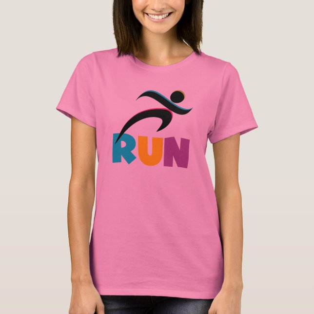 RUN Multi Running Fitness T-Shirt (Front)