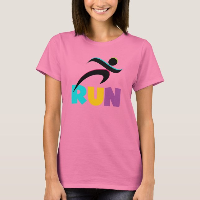 RUN Multi Running Fitness T-Shirt (Front)