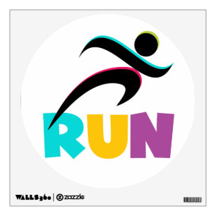 RUN Multi Wall Sticker