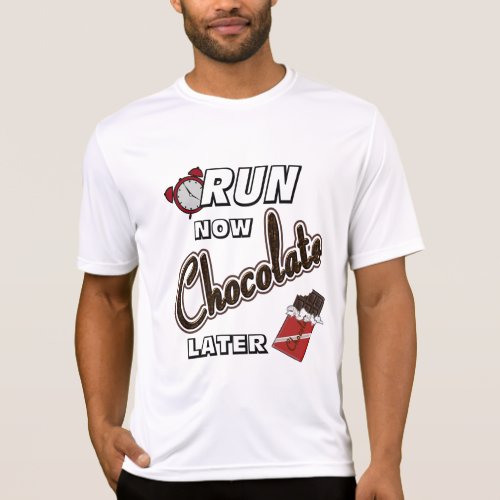 Run Now Chocolate Later Sport_Tek SS T_Shirt