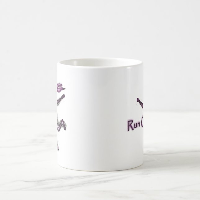 Run On Coffee Mug (Center)