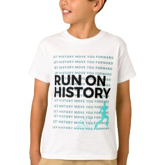 Run on History kids T-shirt