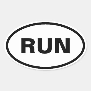 Run Stickers | Zazzle