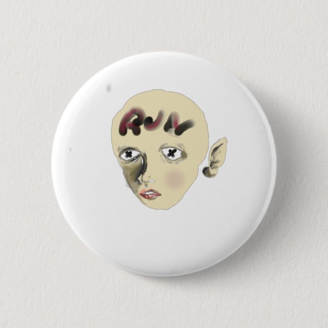 Run Pinback Button (Front)