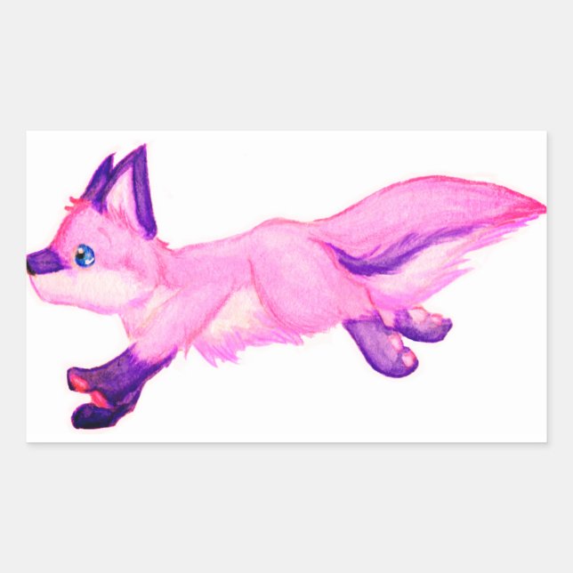 Run Rectangular Sticker (Front)