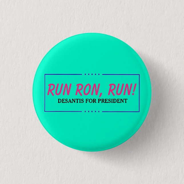 Run Ron, Run! Button (Front)
