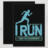 Run Running Marathon Sport Gift (Front/Back)