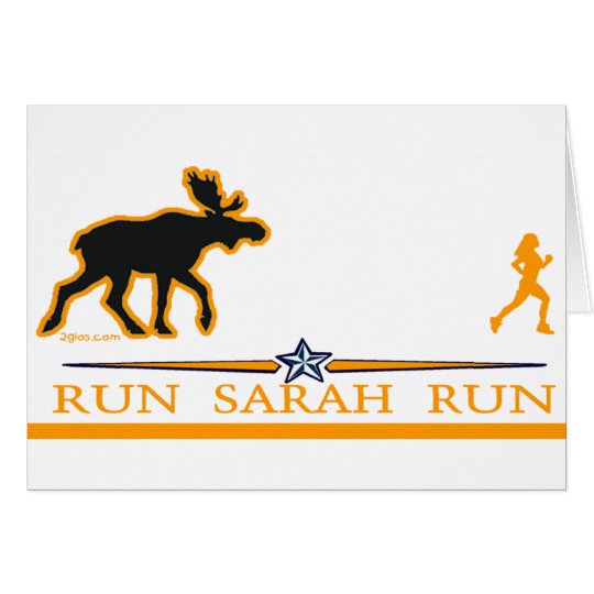 Run Sarah Run! Card