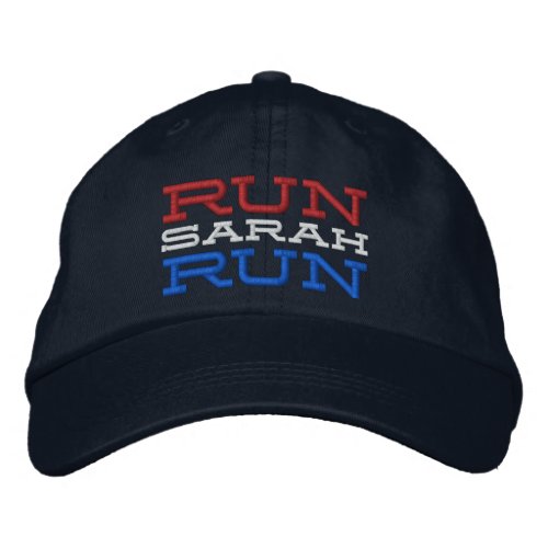 Run Sarah Run Embroidered Baseball Hat