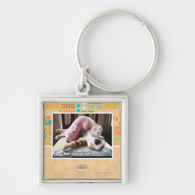 Run! Save ur self! Keychain (Front)