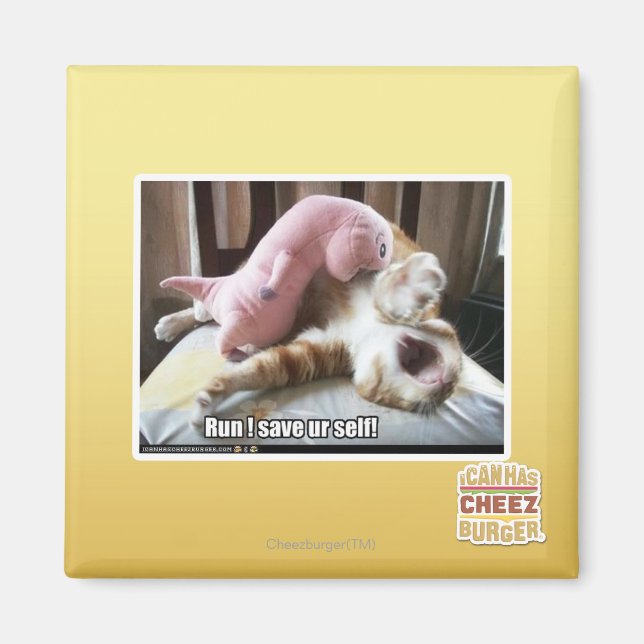 Run! Save ur self! Magnet (Front)