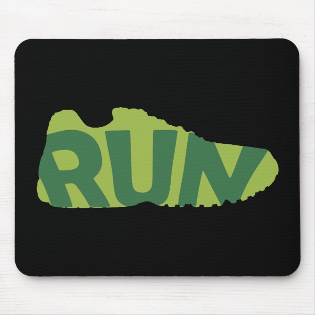 Run Shoe Mouse Pad (Front)