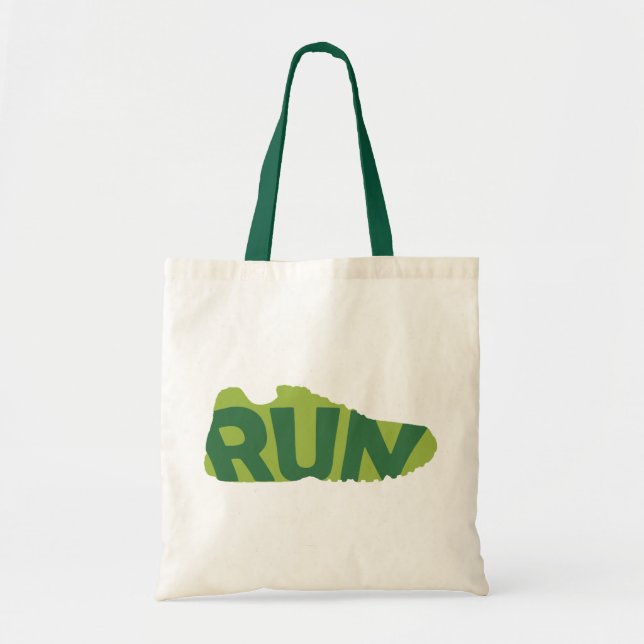 Run Shoe Tote Bag (Front)