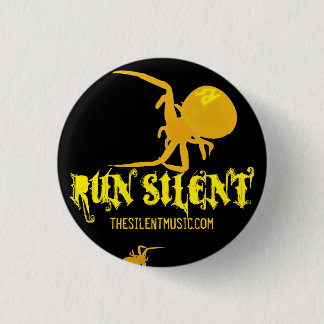 Run Silent Arachnida Logo Button - Customized