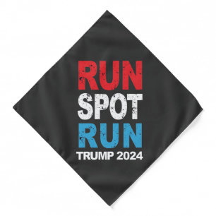 Run Spot Run Trump 2024 Trump Vance election Bandana
