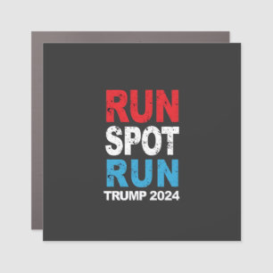 Run Spot Run Trump 2024 Trump Vance election Car Magnet