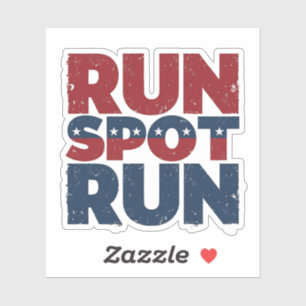 Run Spot Run Trump 2024 Trump Vance election Sticker