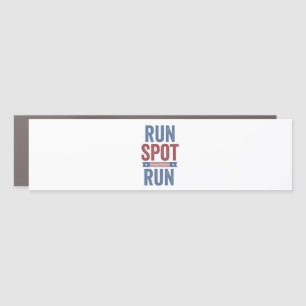 Run Spot Run Trump President Election 2024  Car Magnet