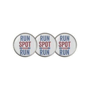 Run Spot Run Trump President Election 2024 Golf Ball Marker