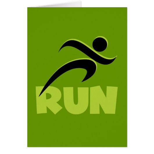 RUN Spring Green Cards (Front)