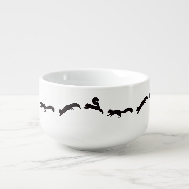 Run Squirrel Run Soup Mug (Front)