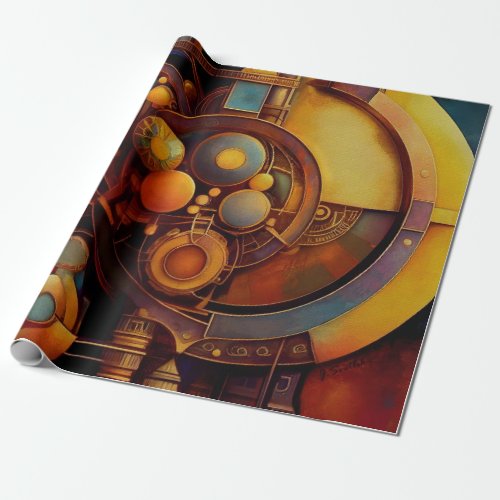 Run the Engine Wrapping Paper