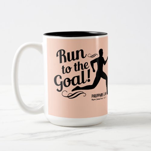 Run to the Goal Two_Tone Coffee Mug