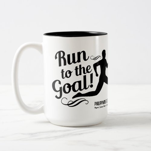 Run to the Goal Two_Tone Coffee Mug