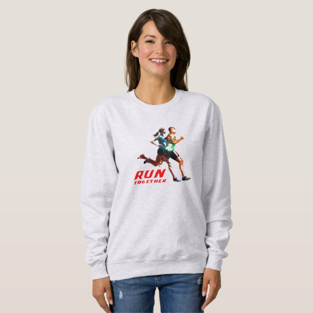 Run Together | Women's  Sweatshirt (Front Full)