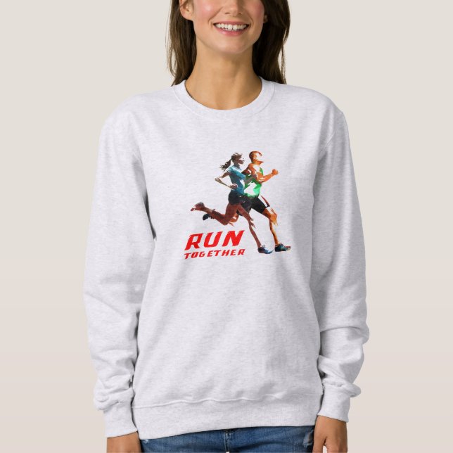Run Together | Women's  Sweatshirt (Front)