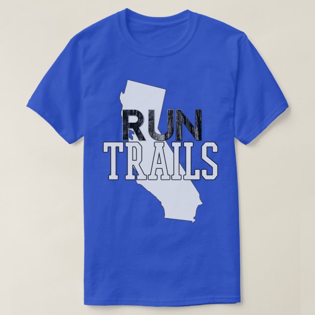 Run Trails California T-Shirt (Design Front)