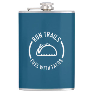 Run Trails Fuel With Tacos Flask