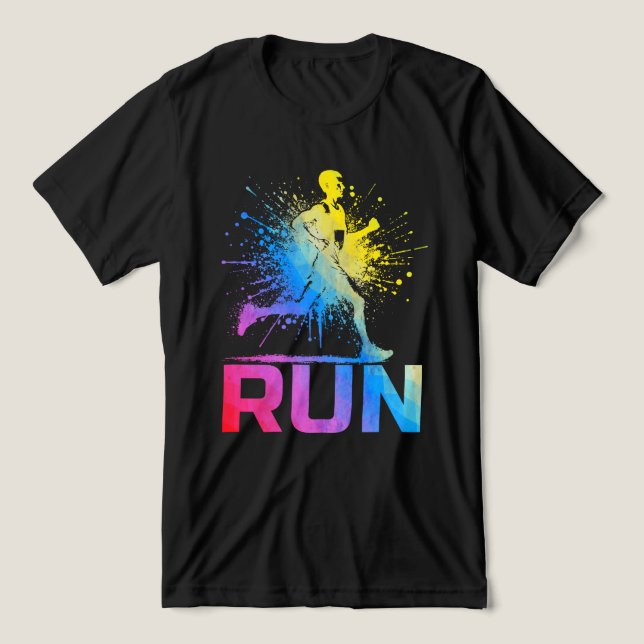 RUN Tri-Blend SHIRT (Design Front)